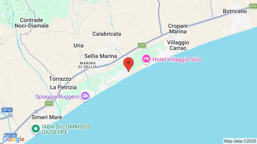 Mappa Resort Borgo degli Ulivi Natural Village