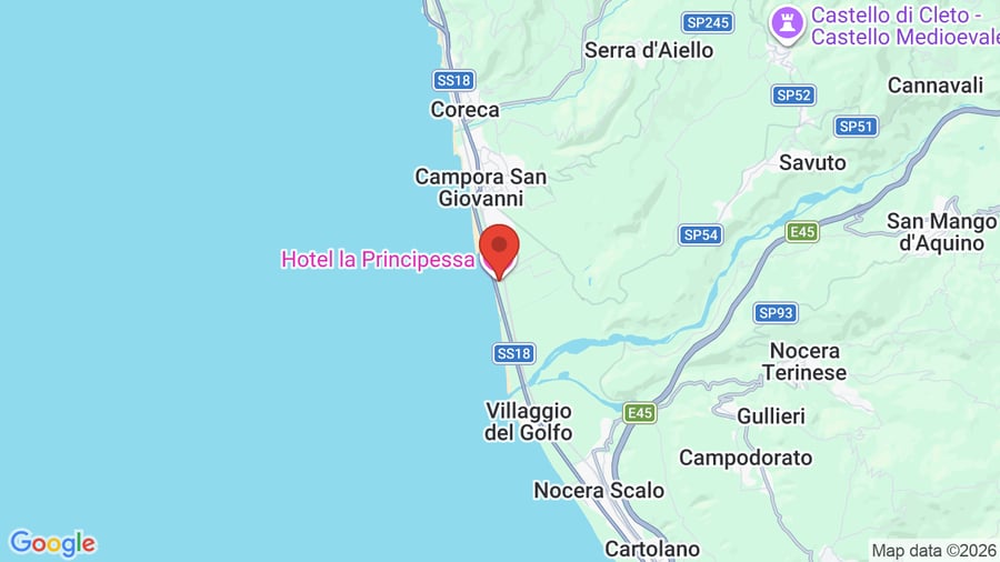 Mappa Baia di Tempsa