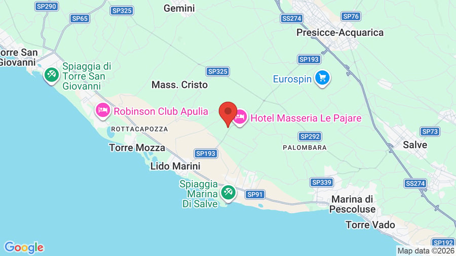 Mappa La Casarana Wellness Eco Resort