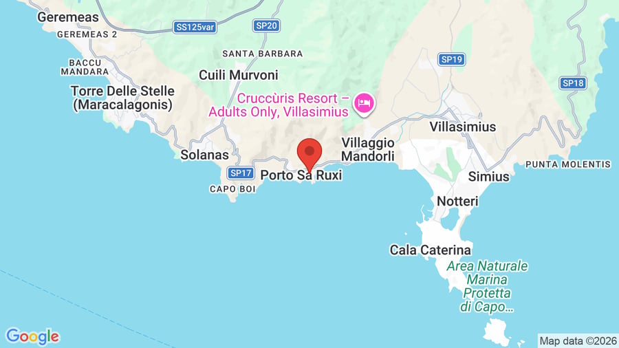 Mappa Falkensteiner Resort Capo Boi