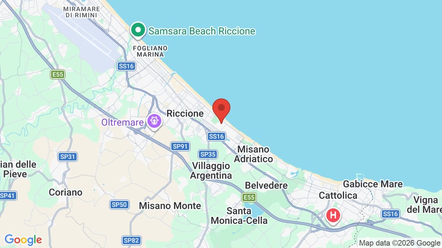 Mappa Club del Sole Romagna Family Resort