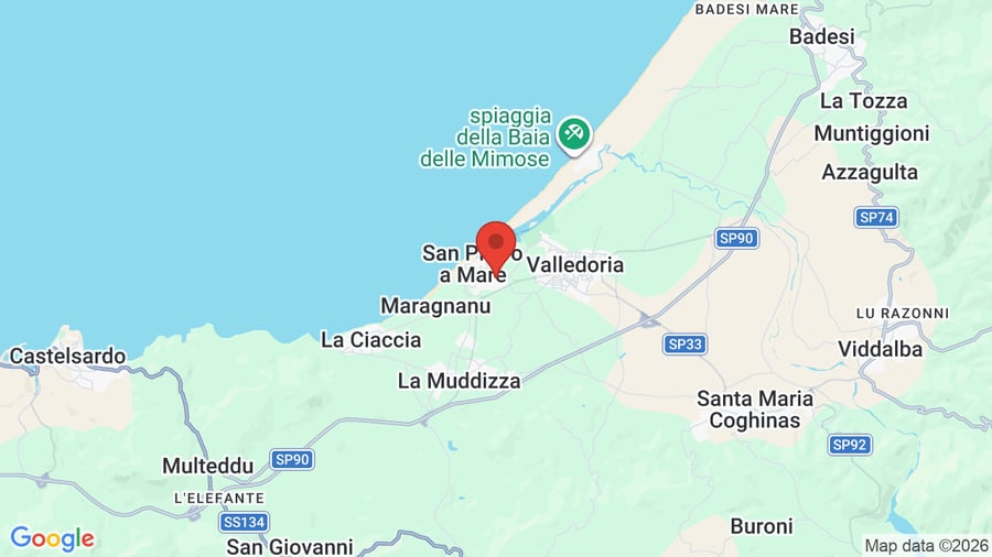 Mappa Villaggio Marina Manna