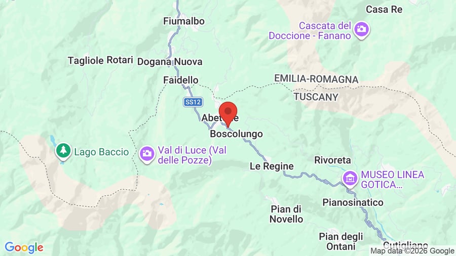Mappa HG Hotel Abetone e Piramidi