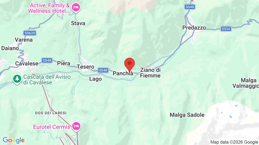 Mappa Hotel Regina Delle Dolomiti
