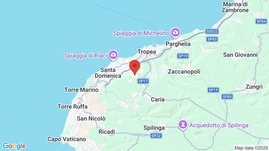 Mappa Villaggio Club La Pace