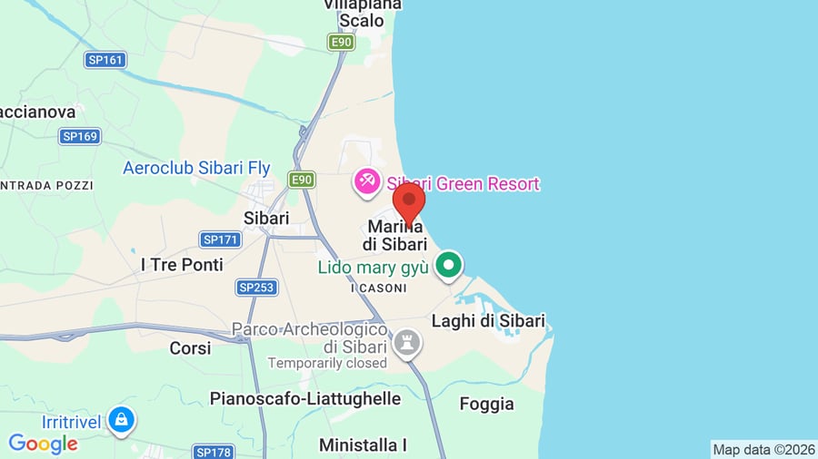 Mappa TH Marina di Sibari - Baia degli Achei Village