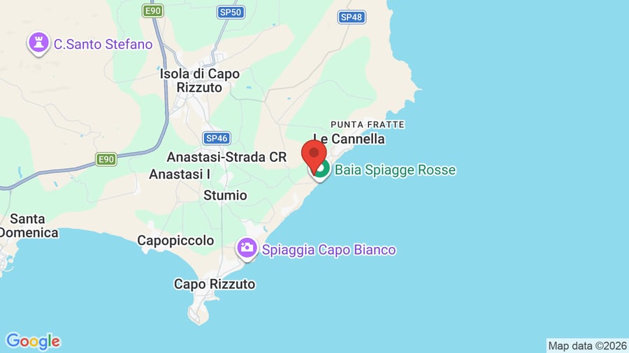 Mappa Villaggio Spiagge Rosse