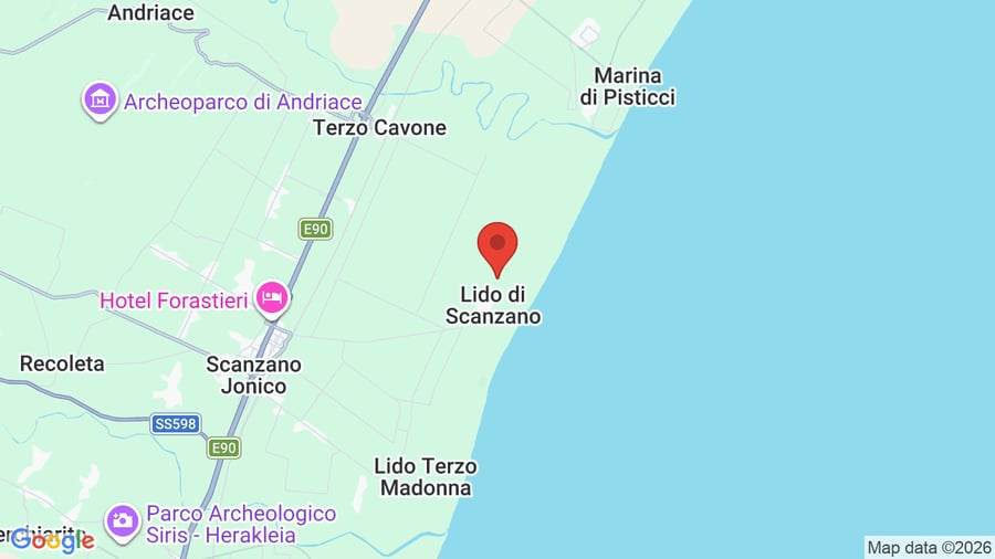 Mappa Villaggio Torre del Faro