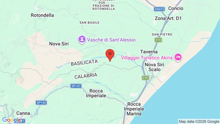 Mappa Eco Resort dei Siriti