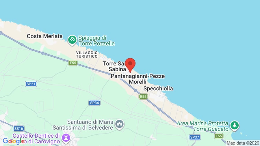 Mappa Hotel Club Santa Sabina