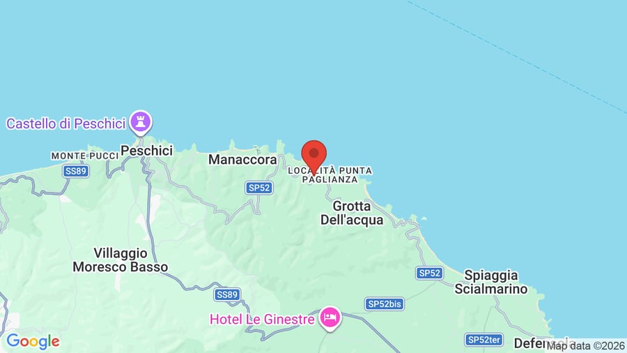Mappa Camping Village Internazionale Manacore