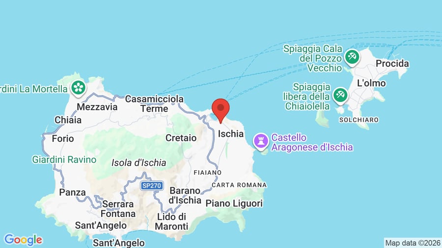 Mappa Grand Hotel Delle Terme Re Ferdinando