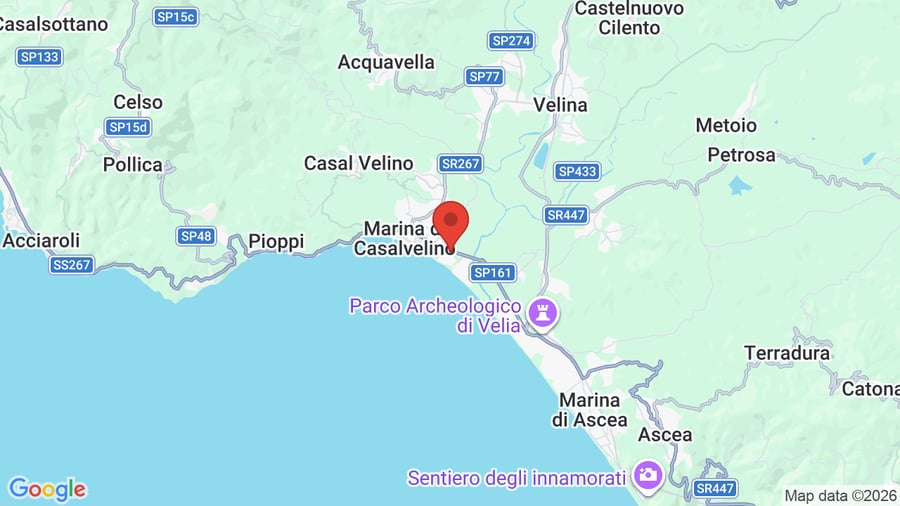 Mappa Cilento Resort Velia