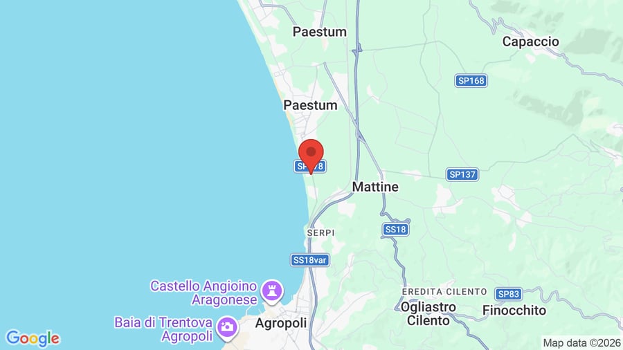Mappa Fruit Village Paestum Medea Beach Resort