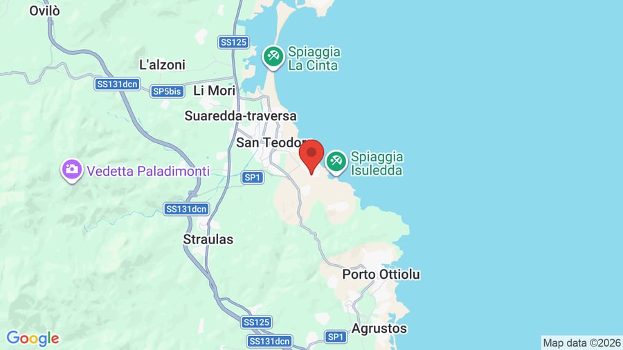 Mappa TH San Teodoro Liscia Eldi