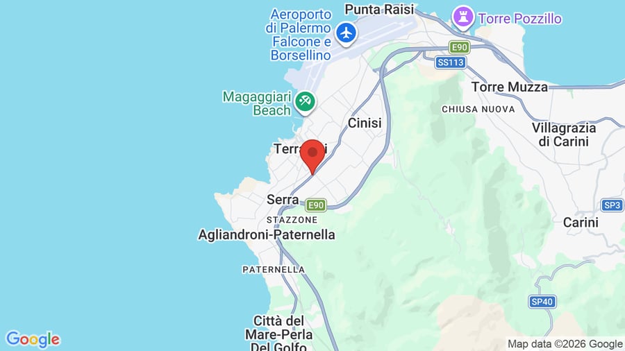 Mappa CDSHotels Terrasini - Città del Mare