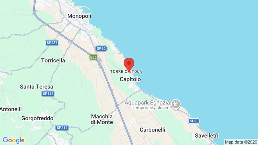 Mappa Torre Cintola Natural Sea Emotions