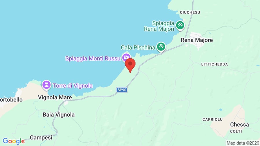 Mappa Club Esse Gallura Beach