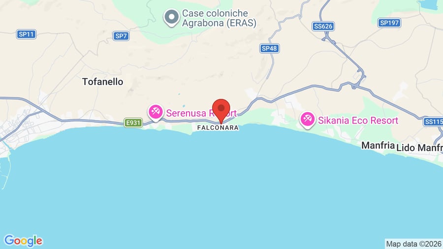 Mappa Falconara GreenBlu Resort